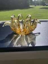 Vintage amber glass for sale  Suffolk