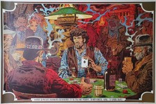 Usado, Large vintage Blueberry poster "Poker Game" - Jean Giraud - Moebius - 1971 comprar usado  Enviando para Brazil
