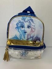 Mochila Frozen Elsa e Anna para Meninas Disney Rosa e Roxa 12” X 11” comprar usado  Enviando para Brazil