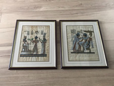 Pair egyptian papyrus for sale  NORTHAMPTON