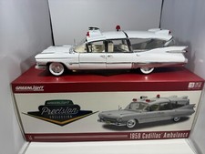 Usado, Miniaturas de precisão Greenlight 1959 Cadillac ambulância falha menor 18004 LE 1/18 comprar usado  Enviando para Brazil