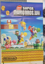 Pôster promocional Nintendo New Super Mario Bros Zelda Spirit Tracks dupla face 2009, usado comprar usado  Enviando para Brazil