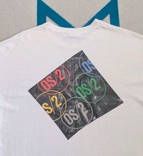 Camisa de computador vintage IBM OS/2 hardware software feito nos EUA ponto único PC XL comprar usado  Enviando para Brazil