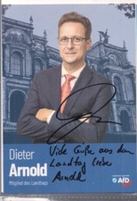 Autogramm dieter arnold gebraucht kaufen  Berlin