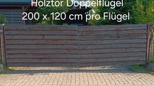 Holztor doppelflügel pro gebraucht kaufen  Briesen (Mark)