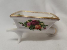 royal albert old country roses wheelbarrow for sale  WAKEFIELD