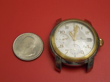 BAUME MERCIER 18K/AÇO 38MM CAPELAND GM CRONÓGRAFO AUTOMÁTICO PRECISA DE REPARO comprar usado  Enviando para Brazil