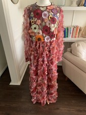 Stunning dress appliqué for sale  BECKENHAM