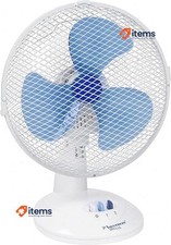 Ventilador de mesa móvel Bestron Ø 27cm, ventilador pequeno 2 níveis de velocidade e 75° branco, usado comprar usado  Enviando para Brazil