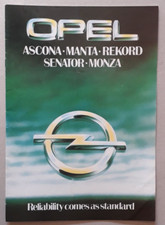 Opel range brochure for sale Opel range brochure for sale  BOURNE
