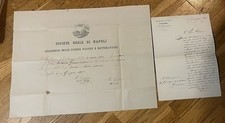 Diploma Socio Società Reale Di Napoli Acc. Delle Scienze Fisiche Naturali 1869 comprar usado  Enviando para Brazil