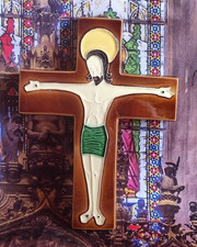 Magnifique crucifix jesus d'occasion  Le Nouvion-en-Thiérache