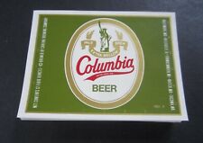 Lote por atacado de 100 rótulos de cerveja antigos vintage - COLUMBIA - 12 oz. Cervejaria Carling comprar usado  Enviando para Brazil