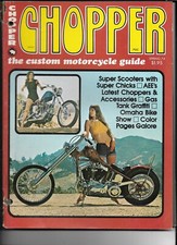 CHOPPER MAGAZINE---THE CUSTOM MOTERCYCLE GUIDE---SPRING 1974 segunda mano  Embacar hacia Mexico