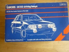 Lucas dx150 lights for sale  BODMIN