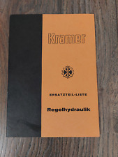 Riginal ersatzteilliste kramer gebraucht kaufen  Bayreuth
