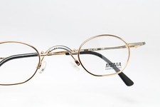 MENIA 4230 F1166 armação de óculos vintage lente pequena feita na Alemanha ouro exclusivo comprar usado  Enviando para Brazil
