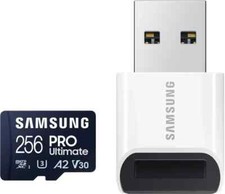Cartão de memória microSDXC Samsung - Pro Ultimate e Reader 256GB - Grau A, usado comprar usado  Enviando para Brazil