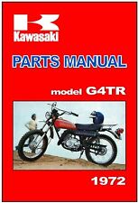 KAWASAKI Peças Manual G4TR B 1972 Trail Boss Catálogo de Peças de Reposição G4TRB comprar usado  Enviando para Brazil