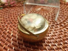 KOTLER KOPIT K&K CESTA DE FLORES Lady Bug NOVIDADE COMPACTA LUCITE TOP DÉCADA DE 1940 comprar usado  Enviando para Brazil
