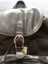 Rucksack schwarz leder gebraucht kaufen Rucksack schwarz leder gebraucht kaufen  Laatzen