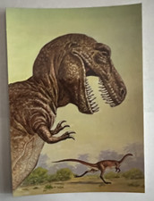 TIRANOSSAURO REX E ORNITHOMIMUS VINTAGE CROMADO CONTINENTAL PC DINOSSAUROS 1985, usado comprar usado  Enviando para Brazil