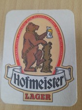 Hofmeister lager beermat for sale  PENZANCE