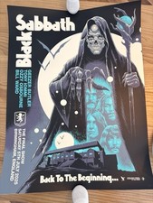Pôster oficial do evento Black Sabbath - De volta ao começo - Numerado - Exclusivo comprar usado  Enviando para Brazil