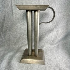Molde de vela vintage metal estanho 4 furos tubo cônico 9,5” cabo castiçal A comprar usado  Enviando para Brazil