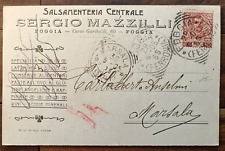 1905 foggia pubblicitaria usato  Italia