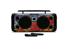 BUMPBOXX Flare8 Pro Graffiti Bluetooth Boombox Alto-falante Microfone Karaokê TWS comprar usado  Enviando para Brazil
