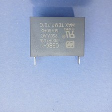 Capacitor de inserção de motor ventilador CBB61 20UF 250V 250VAC 20MFD 20 μF ± 5% 2 pinos comprar usado  Enviando para Brazil