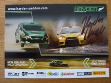 Hayden paddon signed for sale  UK