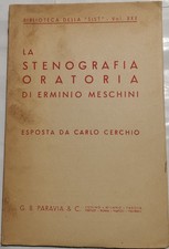 Stenografia oratoria usato  Italia