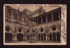 CARTÃO POSTAL: PORTUGAL - PORTO - RPPC PÁTIO DA CATEDRAL DIOCESANA 1931 FOTO REAL comprar usado  Enviando para Brazil