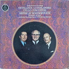 World Premiere/Dutilleux & Lutoslawski Cello Concertos/ Rostropovitch/Baudo comprar usado  Enviando para Brazil