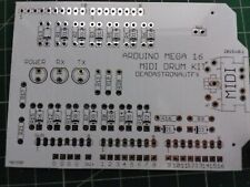 MEGA 16 KIT GATILHO DE BATERIA MIDI FAÇA VOCÊ MESMO PCB ARDUINO SHIELD (Deadastronautfx) comprar usado  Enviando para Brazil