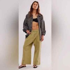 Calça chino Free People Sweet Talk nova sem etiquetas aloe lavada tamanho 10 comprar usado  Enviando para Brazil
