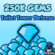 Usado, 250000 Gems 250k | Toilet Tower Defense TTD ttd | Roblox comprar usado  Enviando para Brazil