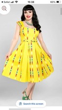 Collectif dress yellow for sale  STOKE-ON-TRENT