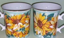 Sunflower mugs past for sale  FELIXSTOWE
