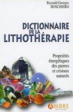 Dictionnaire lithotherapie pro d'occasion  Bordeaux-