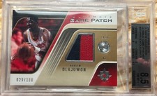 Usado, 29/100 Hakeem Olajuwon 2004 Ultimate Collection Game Patch Upper Deck BGS 8.5 comprar usado  Enviando para Brazil