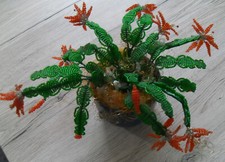 Perlen blumen kaktus gebraucht kaufen  Lennestadt