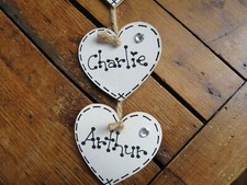 Complemento de corazón personalizado de 5 cm para artesanías y antigüedades DDJ hechas a mano  segunda mano  Embacar hacia Mexico