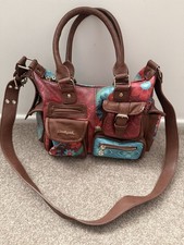 Bolsa de ombro Desigual Global Traveller patchwork tote multicolorida boho Y2K comprar usado  Enviando para Brazil