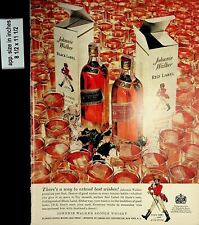 1958 Red Label Johnnie Walker uísque estampa vintage anúncio 7767 comprar usado  Enviando para Brazil