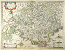 Provence antique map for sale  Bakersfield