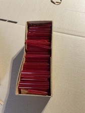 Red tubular glass for sale  PRESTON
