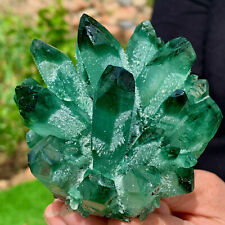 Nuevo Find Green Phantom Quartz Crystal Cluster Mineral Specimen Healing 200-1000G segunda mano  Embacar hacia Mexico